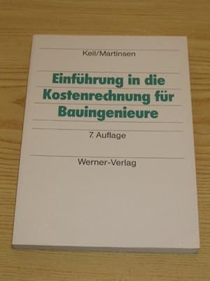 Seller image for Einfhrung in die Kostenrechnung fr Bauingenieure, for sale by Versandantiquariat Hbald