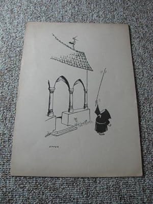 Imagen del vendedor de Epper Schmuckblatt - Klosterbruder mit Storch (2), a la venta por Versandantiquariat Hbald
