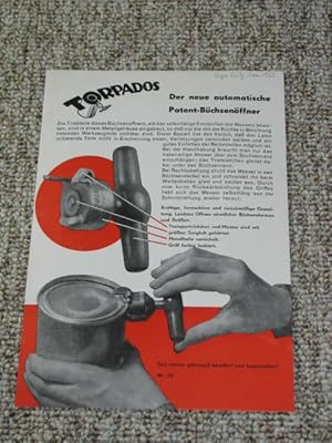 Torpados., Der neue automatische Patent-Büchsenöffner.
