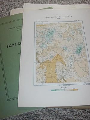Image du vendeur pour Klima-Atlas von Hessen (Karten und Erluterungen), mis en vente par Versandantiquariat Hbald