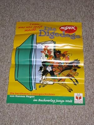 Bild des Verkufers fr Poster Die Digedags - Die berhmtesten Comicgeschichten von Hannes Hegen, zum Verkauf von Versandantiquariat Hbald
