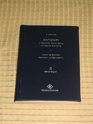 Imagen del vendedor de Lexikon der Elektronik, Nachrichten- und Elektrotechnik - Band 2 - Deutsch - Englisch, a la venta por Versandantiquariat Hbald