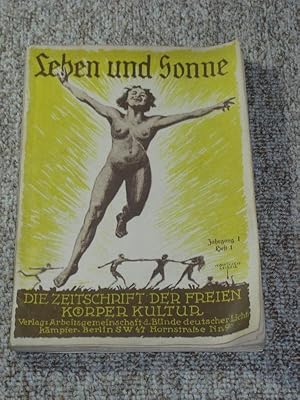 Leben und Sonne. Die Zeitschrift der Freien Körperkultur (Jahrgang 1, Heft 1),