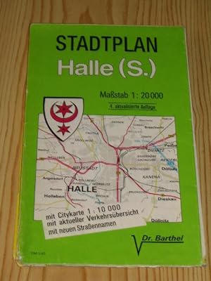 Bild des Verkufers fr Stadtplan Halle (S.), zum Verkauf von Versandantiquariat Hbald