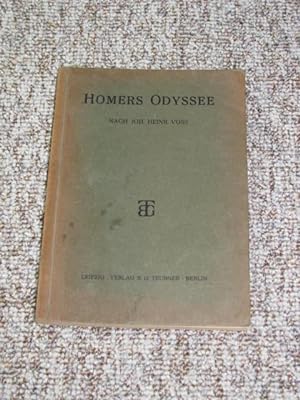 Bild des Verkufers fr Homers Ilias und Odyssee (2. Band - Odyssee), zum Verkauf von Versandantiquariat Hbald