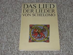 Image du vendeur pour Das Lied der Lieder von Schelomo, mis en vente par Versandantiquariat Hbald