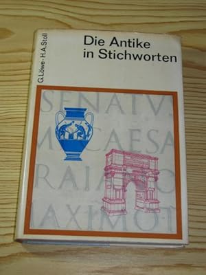 Immagine del venditore per Die Antike in Stichworten, venduto da Versandantiquariat Hbald