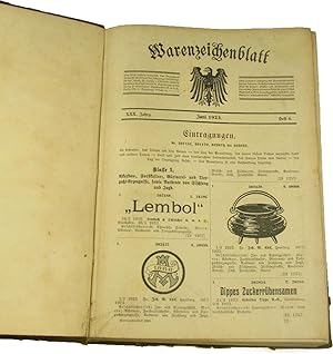 Warenzeichenblatt (Hefte 6-15/1923),