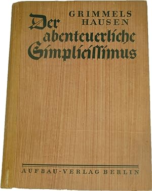 Bild des Verkufers fr Der abenteuerliche Simplicissimus, zum Verkauf von Versandantiquariat Hbald