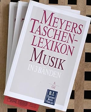 Bild des Verkufers fr Meyers Taschenlexikon Musik in 3 Bnden. Band 1 - 3. zum Verkauf von Baues Verlag Rainer Baues 