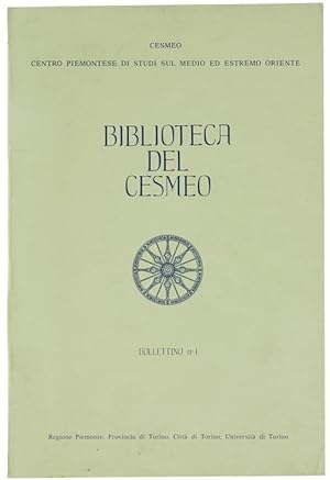 BIBLIOTECA DEL CESMEO. Bollettino n.1.: