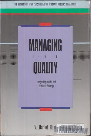 Seller image for Managing For Quality for sale by Jonathan Grobe Books