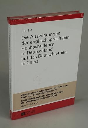 Seller image for Die Auswirkungen der englischsprachigen Hochschullehre in Deutschland auf das Deutschlernen in China. for sale by Antiquariat Dorner