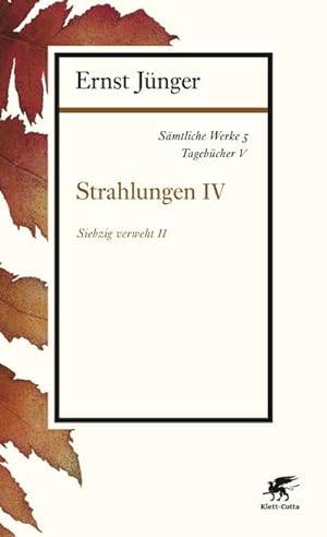 Seller image for Smtliche Werke Strahlungen. Tl.4 for sale by BuchWeltWeit Ludwig Meier e.K.