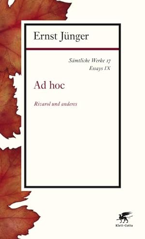Seller image for Smtliche Werke Ad hoc for sale by BuchWeltWeit Ludwig Meier e.K.