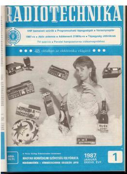 RadioTechnika. 37. Jahrgang. Heft 1 - 12 (1987)