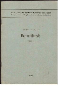 Seller image for Baustoffkunde. Heft 9 for sale by Antiquariat Jterbook, Inh. H. Schulze