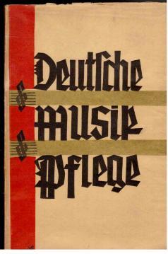 Bild des Verkufers fr Deutsche Musikpflege zum Verkauf von Antiquariat Jterbook, Inh. H. Schulze