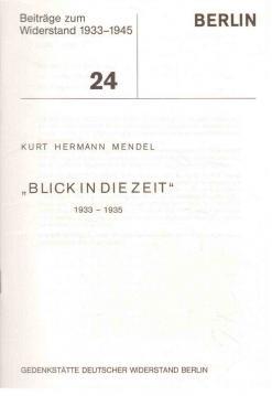 Imagen del vendedor de Blick in die Zeit 1933 - 1935 a la venta por Antiquariat Jterbook, Inh. H. Schulze