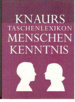 Seller image for Knaurs Taschenlexikon Menschenkenntnis. for sale by Antiquariat Jterbook, Inh. H. Schulze