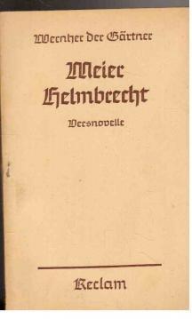 Seller image for Meier Helmbrecht : Versnovelle - In neuem Reime dargeboten von Johannes Minck for sale by Antiquariat Jterbook, Inh. H. Schulze