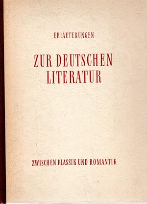 Immagine del venditore per Zwischen Klassik und Romantik venduto da Antiquariat Jterbook, Inh. H. Schulze