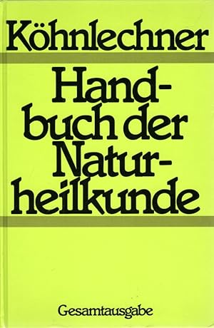 Handbuch der Naturheilkunde. Band I