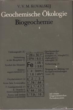 Geochemische Ökologie : Biogeochemie.