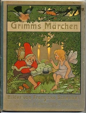 Kinder- und Hausmärchen. Gesammelt von den Brüdern Grimmm. Mit 5 (statt 8) farbigen Illustratione...