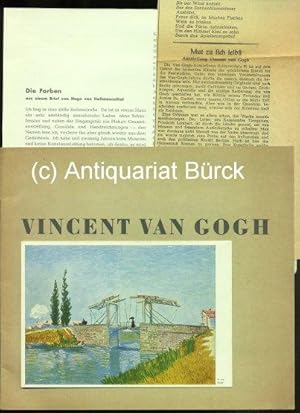 Vincent van Gogh. Gemälde und Zeichnungen. Katalog zur Ausstellung. Mit teils farbigen Abbildungen.
