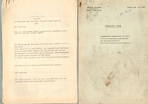 Sammlung von ca. 55 Blatt zur DDR-Luftfahrt.
