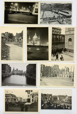 Sammlung von 21 Originalphotographien aus Berlin. Vintages. Silbergelatine. Dazu drei Doubletten.