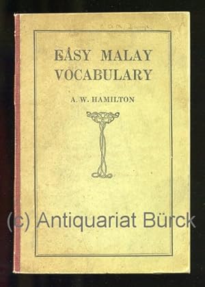 Easy Malay vocabulary. Third edition [Texte Englisch und Malayisch].