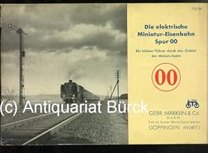 Märklin-Katalog. Die elektrische Miniatur-Eisenbahn Spur 00. Ein kleiner Führer durch das Gebiet ...