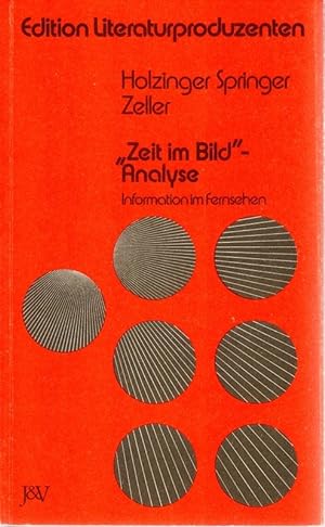 Seller image for "Zeit im Bild"-Analyse. Information im Fernsehen. for sale by Antiquariat Krikl
