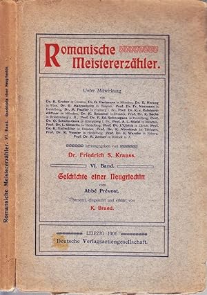 Imagen del vendedor de Geschichte einer Neugriechin. bers., eingel. u. erklrt v. K.Brand. a la venta por Antiquariat Krikl