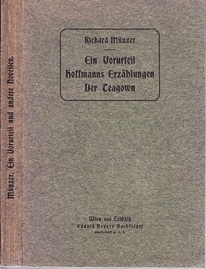 Imagen del vendedor de Ein Vorurtel / Hoffmanns Erzhlungen / Der Teagow. Drei Novellen. a la venta por Antiquariat Krikl