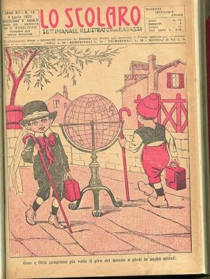 LO SCOLARO, settimanale illustrato per ragazzi - 1923 - dal n. 1 del 7 gennaio al n, 37 del 30 di...