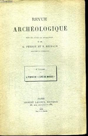 Imagen del vendedor de REVUE ARCHEOLOGIQUE - A PROPOS DE L'EPEE DE BRENNUS PAR D.VIOLLIER. a la venta por Le-Livre