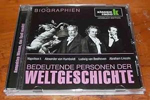 Bild des Verkufers fr Bedeutende Personen der Weltgeschichte - Napoleon/Alexander von Humboldt/Ludwig van Beethoven/Abraham Lincoln zum Verkauf von 3 Mile Island