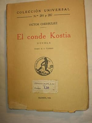 Imagen del vendedor de El Conde Kostia ( 2 Vols) a la venta por Librera Antonio Azorn