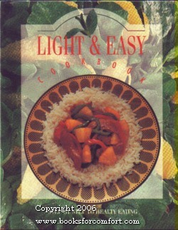 Seller image for Light & Easy Cookbook for sale by booksforcomfort
