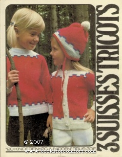 Bild des Verkufers fr 20 Kinderen + 20 Junioren: Suisses Tricots, Plus 3 pamphlets zum Verkauf von booksforcomfort