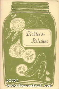 Bild des Verkufers fr Pickles and Relishes zum Verkauf von booksforcomfort