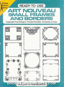 Imagen del vendedor de Ready-To-Use Art Nouveau Small Frames and Borders, Dover Clip-Art Series a la venta por booksforcomfort