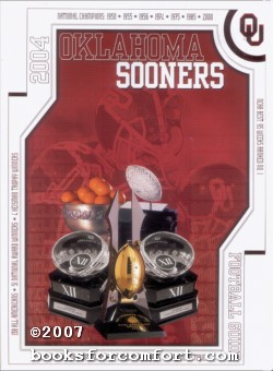 Imagen del vendedor de 2004 Oklahoma Sooners Football Media Guide a la venta por booksforcomfort