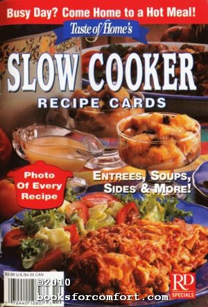 Seller image for Taste of Homes Slow Cooker Recipe Cards for sale by booksforcomfort