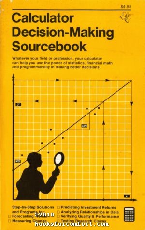 Immagine del venditore per Calculator Decision-Making Sourcebook venduto da booksforcomfort