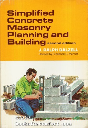 Image du vendeur pour Simplified Concrete Masonry Planning and Building mis en vente par booksforcomfort