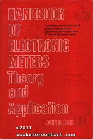 Seller image for Handbook of Electronic Meters Theory and Application for sale by booksforcomfort